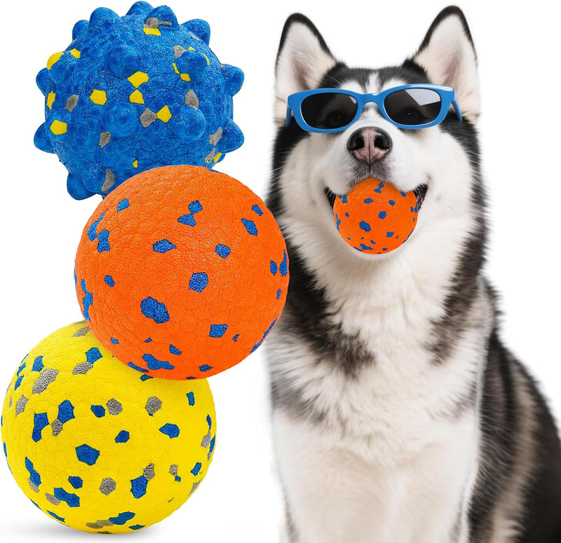 HIPPIH Dog Balls Tennis Balls, Dog Chew Toys for Aggressive Chewers ETPU