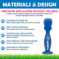 Squishface Flexible Silicone Dog Wrinkle Paste Applicator - Gentle Paste Application - Softer, Cleaner Way to Apply Wrinkle Paste & Tear Stain Paste to Your Dog's Face - for Every Product & Breed!
