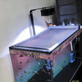 Retractable Fish Tank Hoods 30 * 12 or 24 * 12in Fish Tank Lid Anti-Jump Aquarium Lid for 29/20 Gallon fishs Tanks Preve