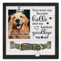PUREFLY Dog Memorial Gifts for Loss of Dog, Loss of Dogs Sympathy Gift Pet Loss Sympathy Frame with Collar Holder, Pet Cat Remembrance Bereavement Gift