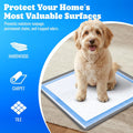 Skywin TidyFriend Travel Friendly Dog Pee Pad Holder Fits Up to 24” x 24” Wee Wee Pee Pads - Flexible Rollable Silicone Mat with Soft Edge - Quick Wipe & Potable Dog Pad Holder (Dark Grey)