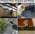 Fhiny 8"×16" Cat Deterrent Mat,12 Pack Cat Scat Mat with Spike Cat Repellent for Kitten Coverage Digging Deterrent Training Network for Animals (12 Pack/8"×16")
