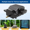 AquaMiracle Quiet Aquarium Air Pump Adjustable Airflow 200/317/475GPH