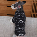 CuteBone Two-Leg Velvet Pet Pajamas Girl Dog Clothes - Soft, Cozy, and Stretchy Boy Pjs for Small, Medium Dogs and Cats Winter Sleepwear Apparel
