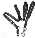 Majestic Ally Double Thick 36" to 72" Trailer Tie for Horse Haulage, Cross tie with Adjustable Buckle, Panic Snap and Bu