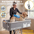 PAWZIDEA 2-in-1 Dog Bathtub & Grooming Table 43" for Medium to Large Dogs