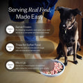 Maev Human-Grade Fresh-Frozen Beef Dog Food, Hip & Joint Formula | High-Protein, Grain-Free, Whole Ingredient Raw Food for Dogs | Complete & Balanced Meal or Topper | Made in USA | 5 lb