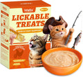 Wellix Lickable Cat Treats Salmon Oil & Chicken Flavor Cat Snacks (24 Tube)