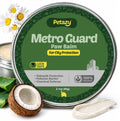 Petazy Dog Paw Balm – Metro Guard Formula for Hot Pavement, Pollution & City Surfaces | Lick-Safe, Natural Shield with Beeswax, Aloe Vera & Vitamin E | Paw & Nose Balm for Dogs & Cats, 2.1 oz