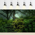 Forest Aquarium Background Dense Woods Moss Natural Landscape Reptile Tank Background Lush Green Tropical Rainforest Jun