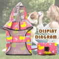 Dog Raincoat, Adjustable Rain Jacket with Hooded Double Layer for Large Medium Small Dogs Puppies, Lightweight Waterproo