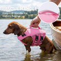 ASENKU Dog Life Jacket, High Floatation Dog Swimming Vest with Rescue Handles for Small Medium Large Dogs, Pet Safety Sw