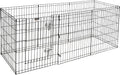 Dog Playpen - Foldable Metal Exercise Puppy Play Pen with 8 24x30in Panels - Indoor/Outdoor Pen with Door for Dogs, Cats or Small Animals by PETMAKER