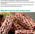 6“ Resin Cholla Wood Aquarium Décor Wood- Realistic Shrimp Hideout & Climbing Toy (6" L×2”Dia, 1pc)