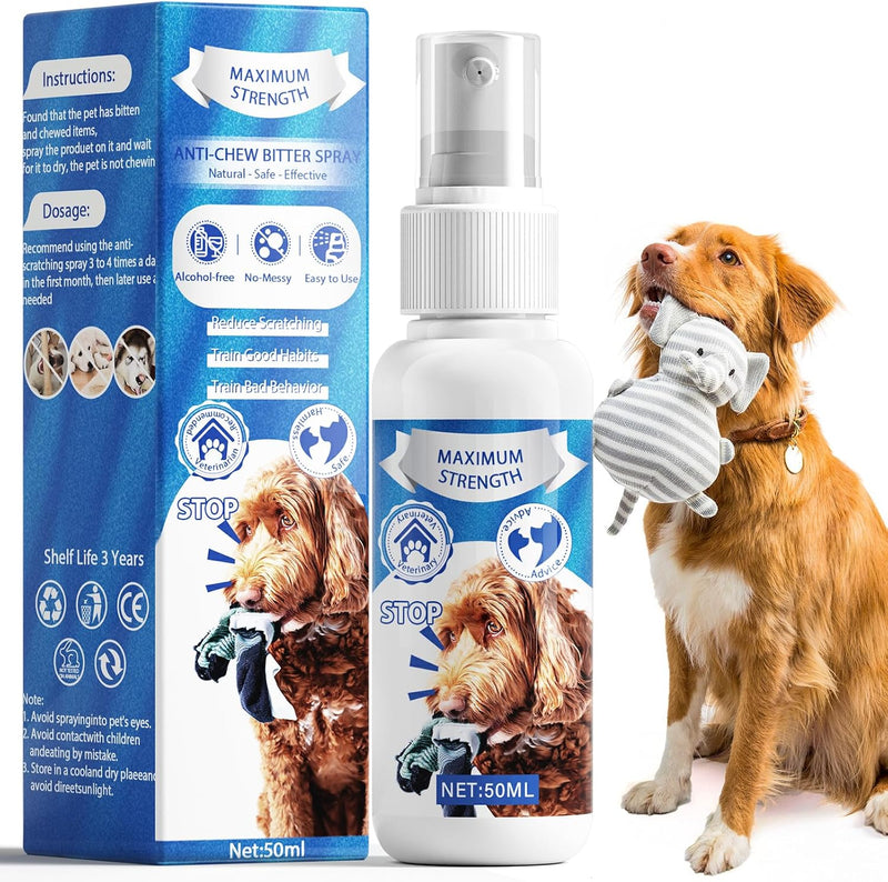 No Chew Spray for Dogs-Bitter Apple Dog Deterrent Spray