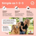 COAT DEFENSE Daily Preventative Powder | Made in USA | 9oz Precision Point Waterless Dog Shampoo & Pet Deodorizer for Smelly Dogs | Provides Anti Itch Relief | Dog Shampoo for Dry Itchy Skin
