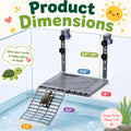 Adjustable Hanging Turtle Basking Platform, Turtle Dock