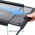 REPTI ZOO Full Glass 15 Gallon Reptile Tank, Medium Reptile Terrarium for Gecko Hermit Crab Hognose Snake etc, Top Scree
