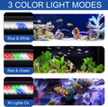 Led Aquarium Light, Full Spectrum Fish Tank Lights, 55/75 Gallon Freshwater Fishtank Hood Lighting for Grow Fish, Plants