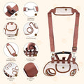 YAODHAOD Hands Free Dog Backpack Carrier for Small Dogs, Breathable Pet Carrier with Adjustable Straps,Portable Shoulder