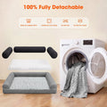 Waterproof Short Plush Orthopedic Sofa Dog Bed for Large Dogs