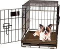 K&H PET PRODUCTS Self-Warming Crate Pad Mocha X-Small 14 x 22 Inches