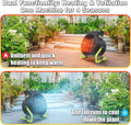 Greenhouse Heater with Digital Thermostat, 1500W Electric Heater