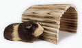 Flexible Wood Hideout - Extra Large - House, Tunnel, Ramp, Bridge, Tube for Guinea Pigs, Ferrets, Hedgehogs, Chinchillas