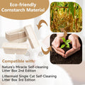 LUVCOSY 30 PCs Disposable Waste Receptacles with Charcoal Bags Compatible with Nature's Miracle Litter Box 2nd and Littermaid Litter Box 3rd, Disposable Cat Litter Trays (Machine NOT Included)