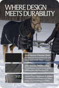 Equinavia Norse Horse Blanket Waterproof, Dry, Lightweight Turnout Blanket