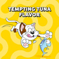 Temptations Jumbo Stuffed Cat Treats, Crunchy and Soft Cat Treats, Tempting Tuna Flavor, 14 oz. Tub