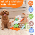 Premium Puppy Starter Kit - New Puppy Gift Basket with Essentials, Toy Box, Treat Tray, Training Supplies, Chew & Squeaky Toys for Puppies and Small Dogs - Complete Dog Must Haves for New Dog Owners