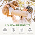 Herz Air-Dried Dog Food – New Zealand Grass-Fed Beef Recipe 2 lb, Single Pure-Meat, Grain Free, All Natural, High Protein, Limited Ingredients
