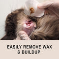 Eye Envy Fresh Ear Cleaning Wipes for Cats. Made in The USA from Natural Ingredients. Unscented. Safe and Non-Irritating. Removes Dirt, Debris, and Wax buildup. 60 Count.