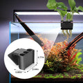 3 Holes Upgraded Aquatic Plant Cup Aquarium Plant Holder for Tank,Aquascape Accessories Decorations- Black 2 Pcs