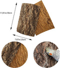 2 Pack 12 x 8 Inch 100% Natural Cork Perch, Bird Cork Seat Boards, Birdcage Bark Decor Accessories for Birds Parakeets Budgie Parrot Cockatiel Hamster Guinea Pig Rat
