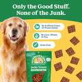 Newman's Own Original Beef Jerky Dog Treats, 25 oz Value Size Bag — High Protein, Grain Free, Grass-Fed Beef as First Ingredient, Chewy Wholesome Rawhide Alternative