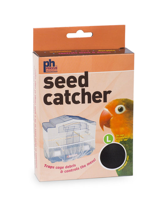 Prevue Pet Products 822B Mesh Bird Seed Catcher, Black, Large/13