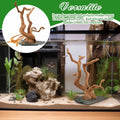 Large Aquarium Driftwood on Base 8.5-11.5 Inch Spider Wood for Reptile Tank