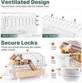 8-in-1 Hamster Cage Kit, 16 x 11 x 11.8 in, for Dwarf Hamsters and Gerbils