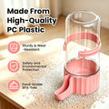 2-Pack 16.9 oz Quail Chick Automatic Waterer,No Waste Hanging Quail Feeder