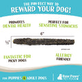 Raw Paws Green Lamb Tripe Sticks for Dogs, (25-Count) - Single Ingredient