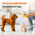 Micro Ingredients 25-in-1 Dog Multivitamin, 240 Soft Chews | Daily Essential Dog Vitamins and Supplements for Immune, Sk