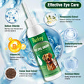 Packsy 120ml/4.06fl oz Pet Eye Drops for Dogs and Cats,Solution for Redness,Itching and Tear Stains,Fast-Acting,Safe for All Breeds and Sizes