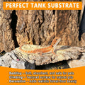 Reptile Cork Bark Bedding,Bulk 0.7 LB Natural Cork Flats for Terrarium,L