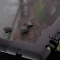 REPTI ZOO 50 Gallon Reptile Glass Terrarium Tank Double Hinge Door with Screen Ventilation Large Reptile Terrarium 36" x