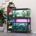 VOWNER 20-29 Gallon Fish Tank Stand with Power Outlet, Aquarium Stand