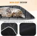 NWK Self Warming Thermal Pet Mat for Dogs and Cats (Black, Small)