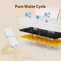 ATMZIQXR Cat Water Fountain Filters: 12 Cat Fountain Filter Replacement - 3 Months Set of Replacement Filters for ATMZIQXR Pet Fountains S18 - Contains 6 Carbon Filters + 6 Sponges Filters