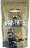 Marshall Bandits Premium Ferret Treats – Peanut Butter Flavor – 3 oz – Soft, Chewy Snacks for Training, Bonding & Daily 